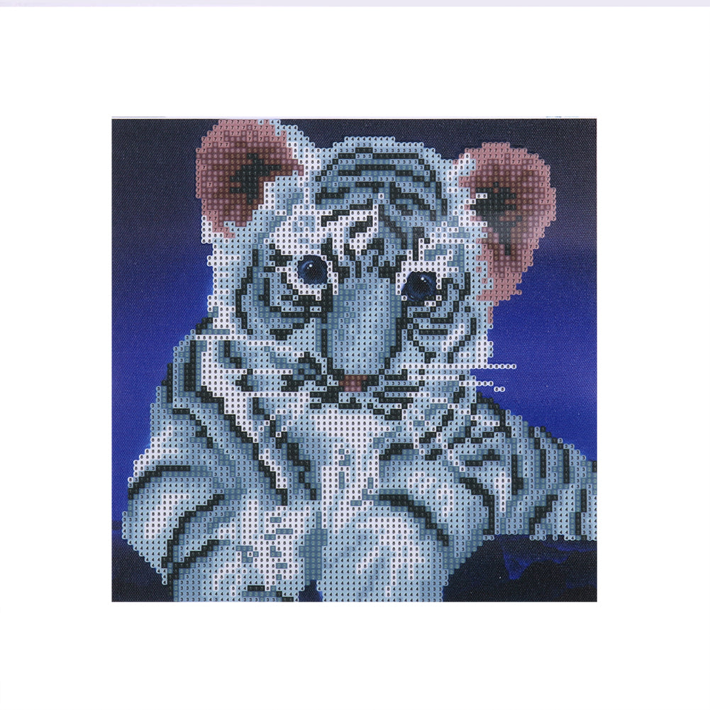 Tiger - Full Round Drill Diamond Painting 30*30CM