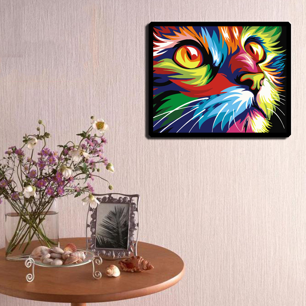 Cats - Full Round Drill Diamond Painting 30*30CM