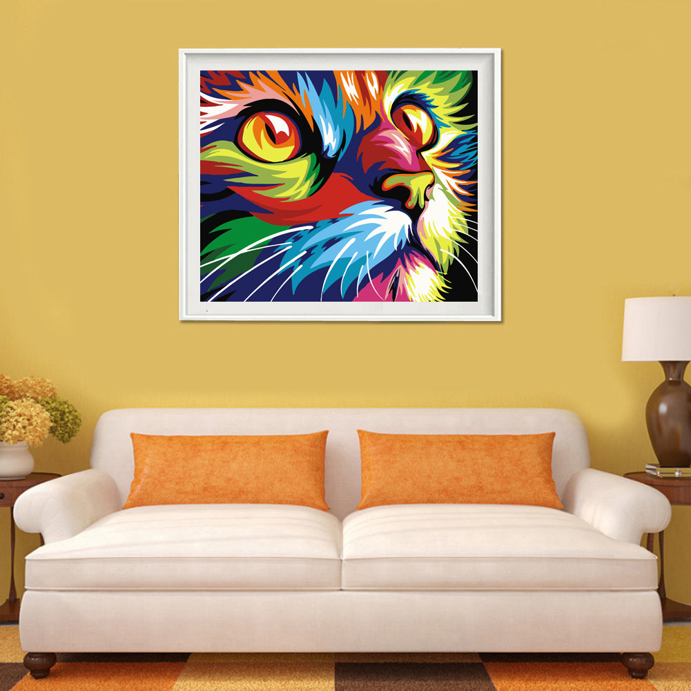 Cats - Full Round Drill Diamond Painting 30*30CM