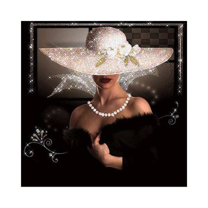 Lady - Full Round Drill Diamond Painting 30*30CM