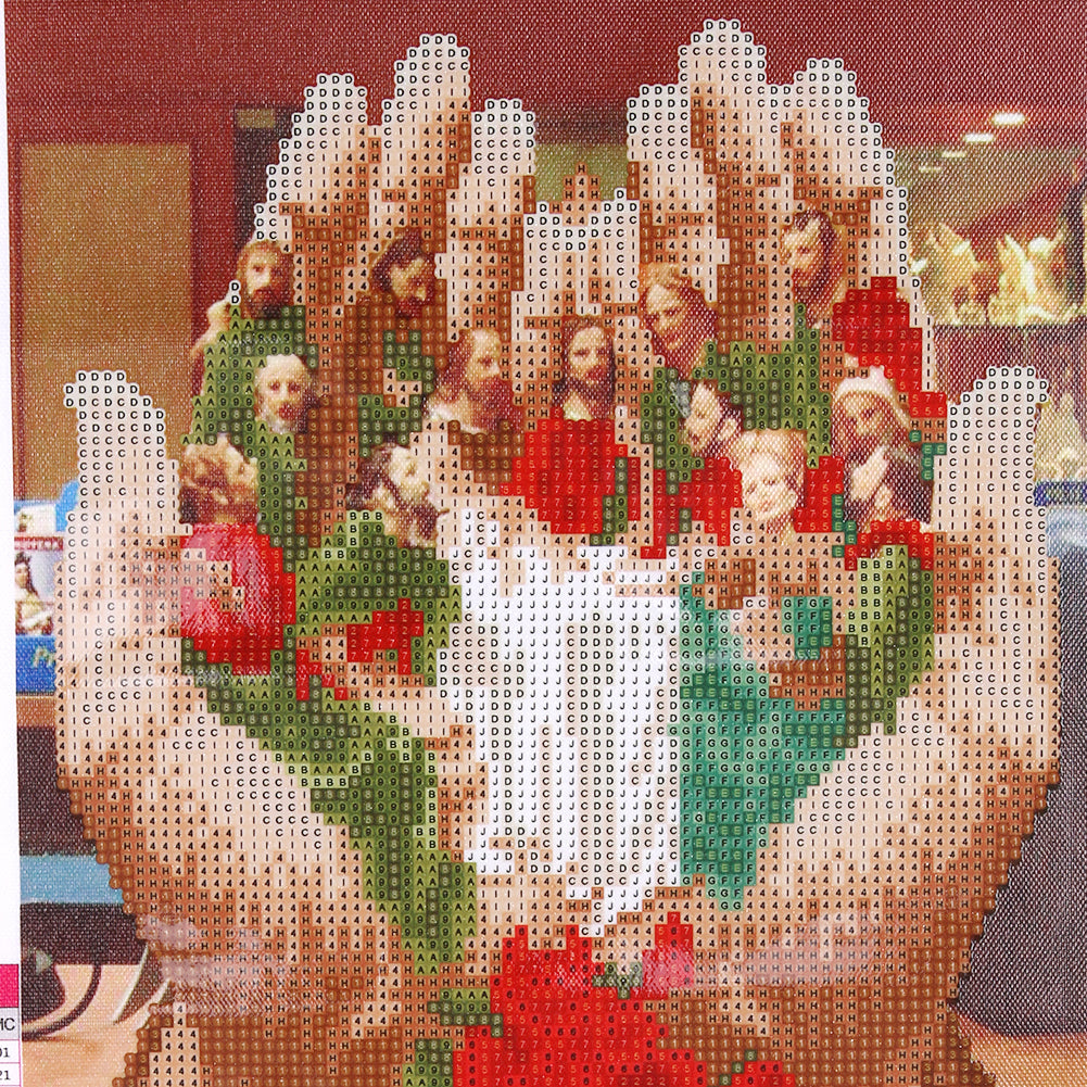Religion - Full Round Drill Diamond Painting 30*40CM
