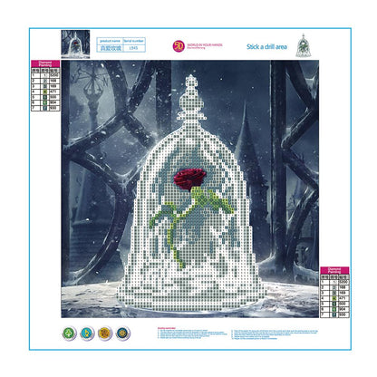 Rose - Full Round Drill Diamond Painting 30*30CM