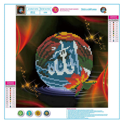 Religion Rune - Full Round Drill Diamond Painting 30*30CM