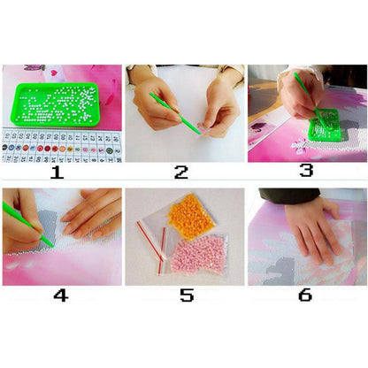 DIY Diamond Embroidery Mosaic Pen Painting Cross Stitch Crafts Tool Kits