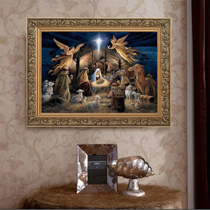 Crowd - Full Round Drill Diamond Painting 40*30CM