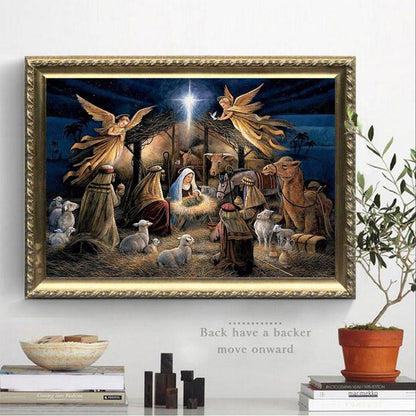 Crowd - Full Round Drill Diamond Painting 40*30CM