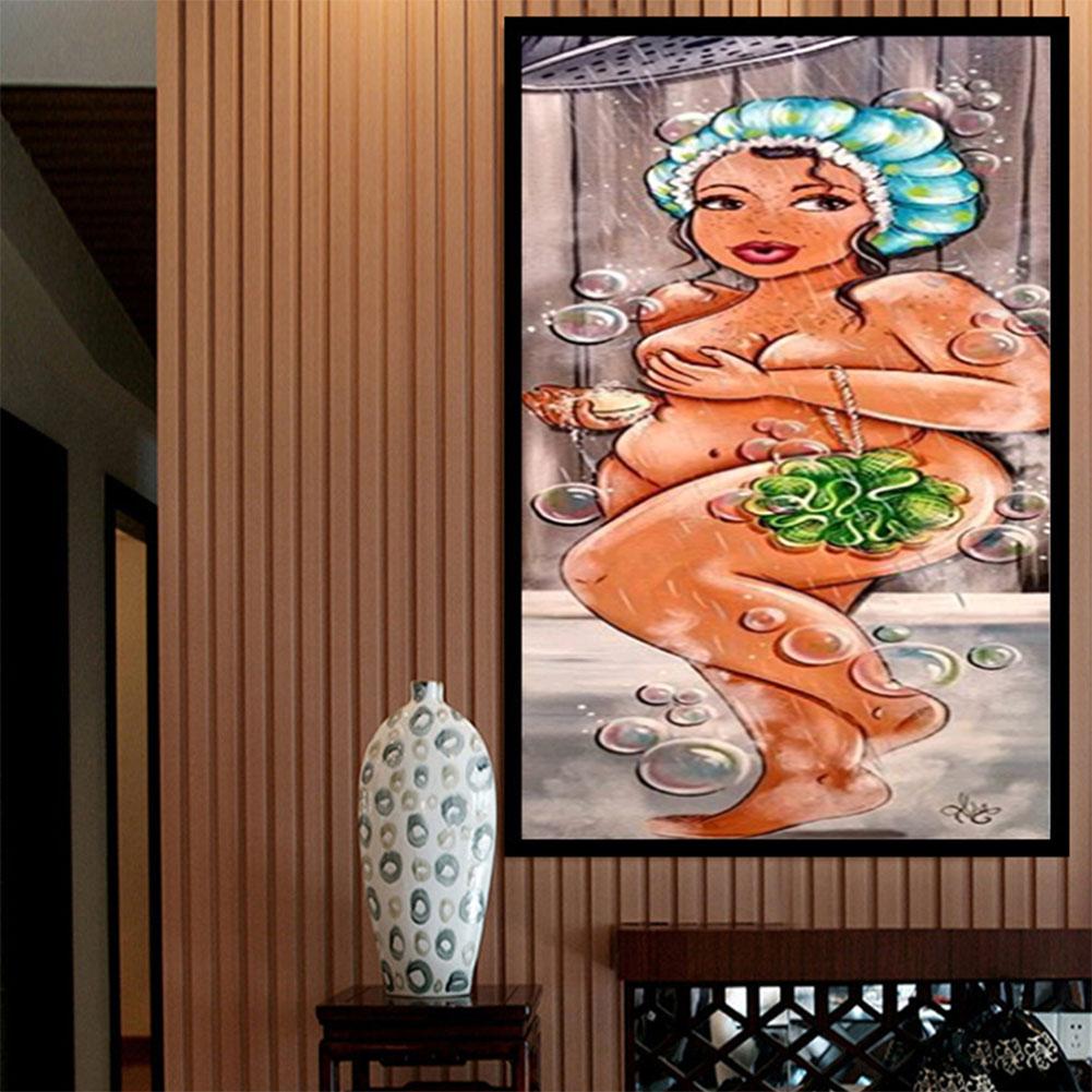 Fat Lady - Full Round Drill Diamond Painting 20*50CM
