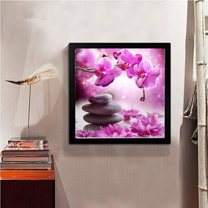 Flower - Full Round Drill Diamond Painting 20*20CM