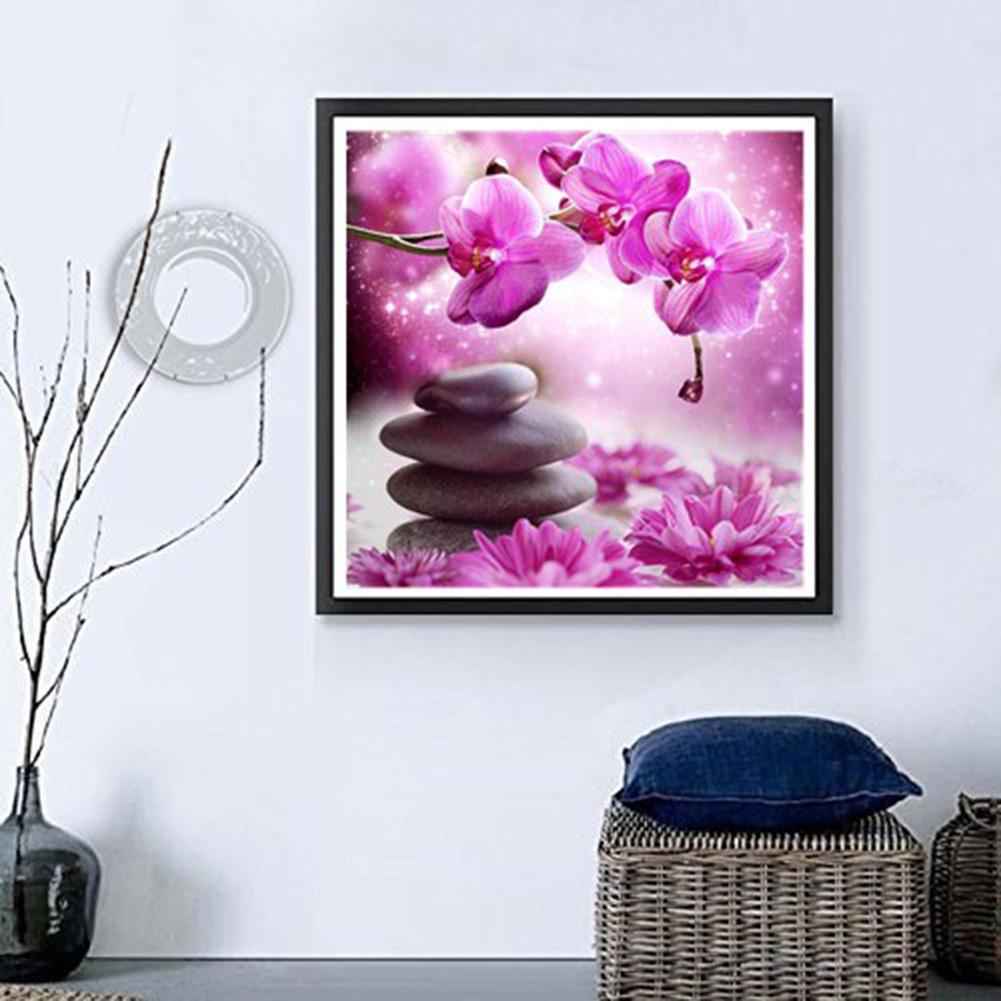 Flower - Full Round Drill Diamond Painting 20*20CM