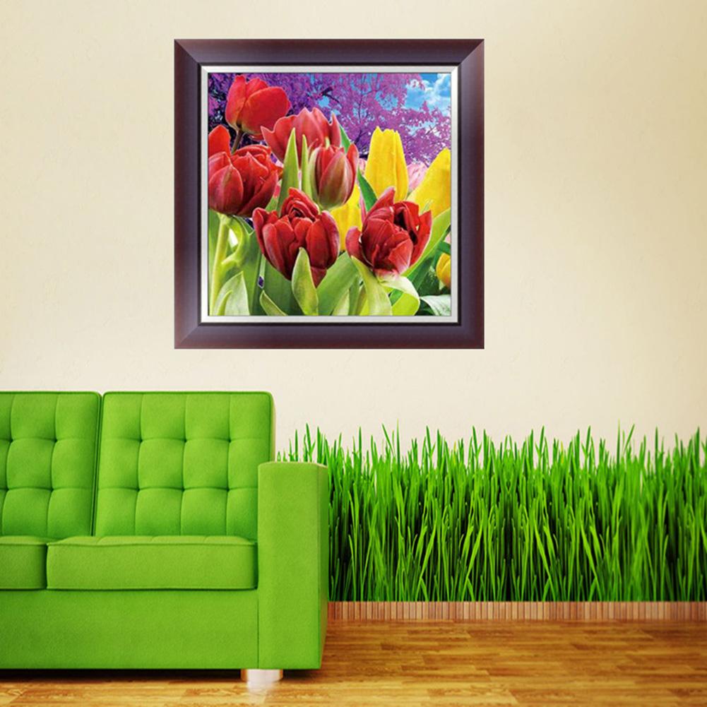 Tulip - Full Round Drill Diamond Painting 30*30CM