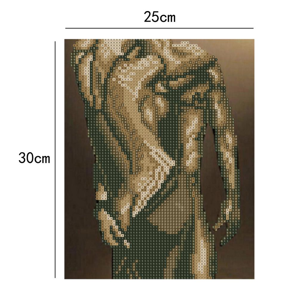 Lovers - Full Round Drill Diamond Painting 25*30 CM