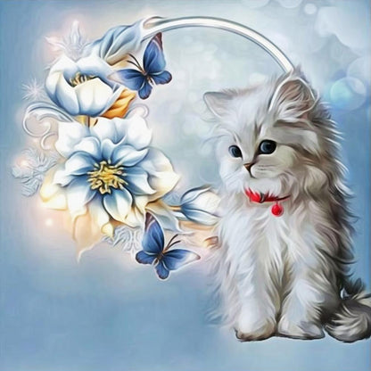 Cat - Full Round Drill Diamond Painting