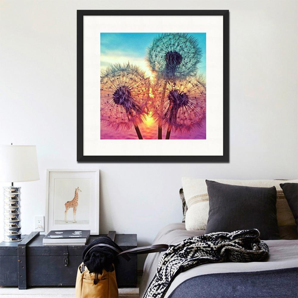 Dandelion - Full Round Drill Diamond Painting 30*30 CM