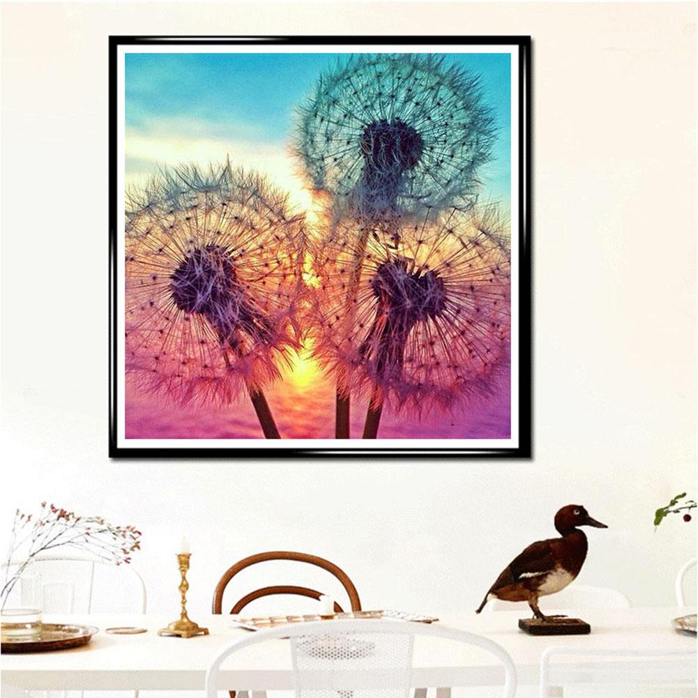 Dandelion - Full Round Drill Diamond Painting 30*30 CM