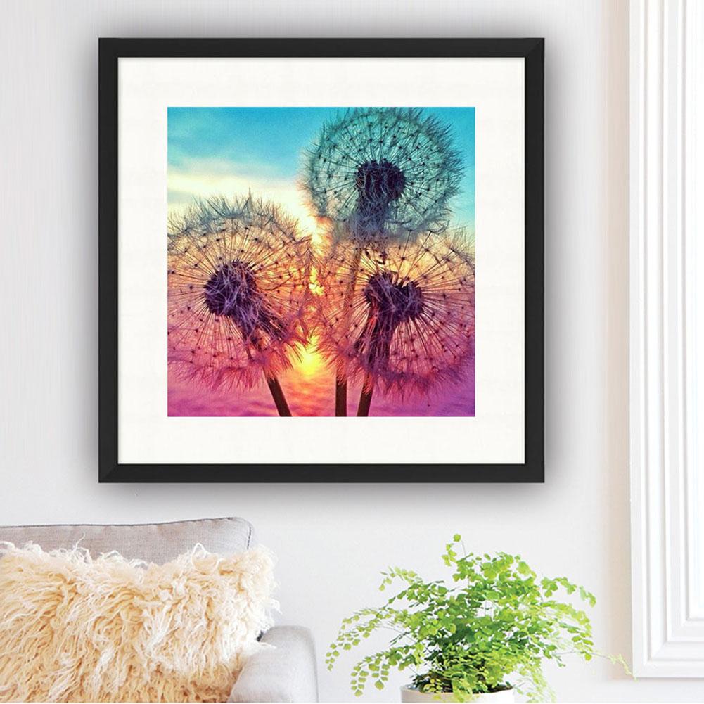Dandelion - Full Round Drill Diamond Painting 30*30 CM