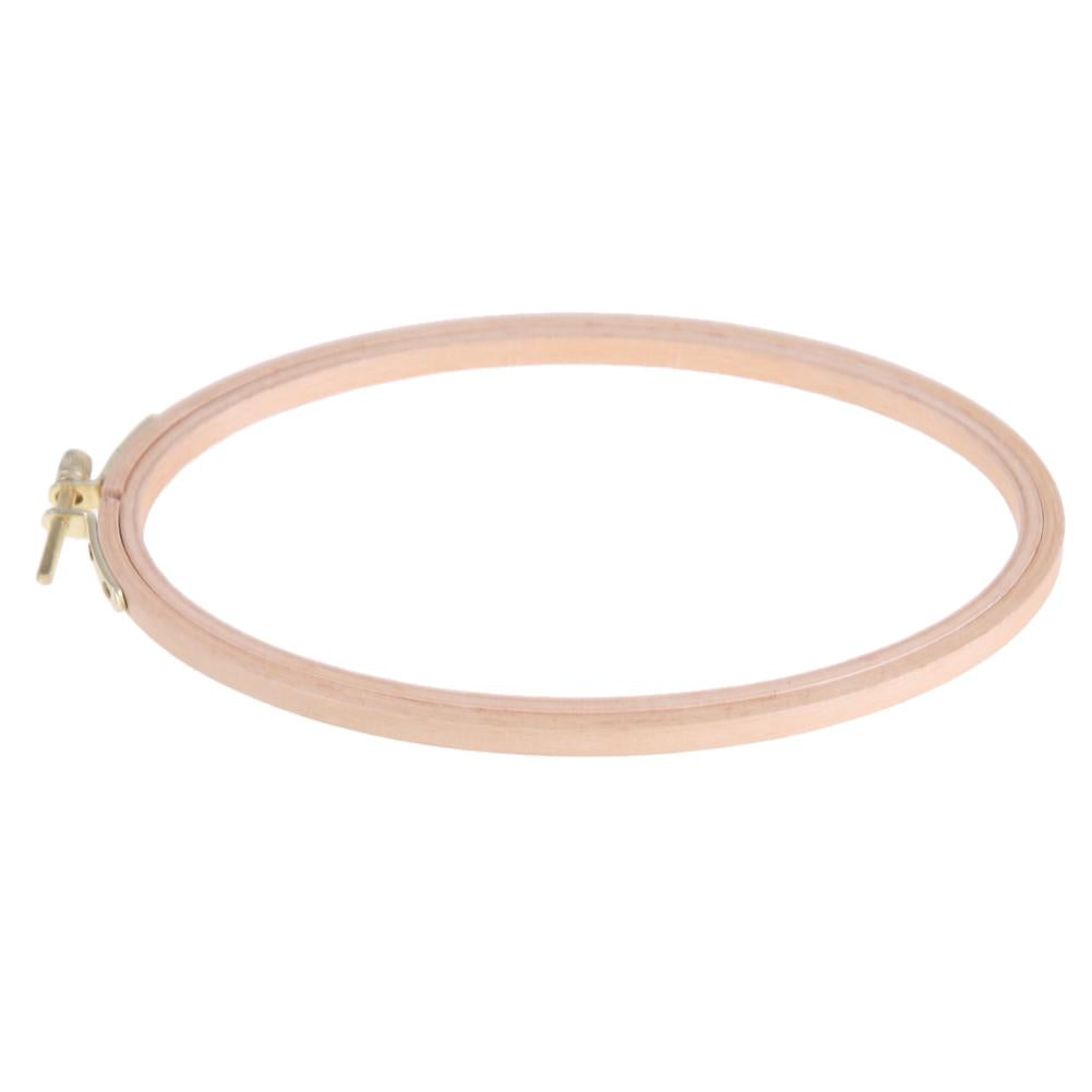 Beech Cross Stitch Machine Frame Embroidery Hoop Ring Sewing Craft Tool(L)