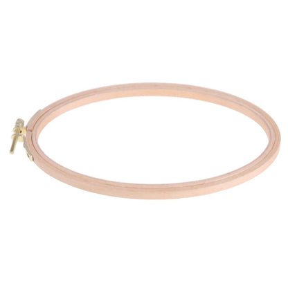 Beech Cross Stitch Machine Frame Embroidery Hoop Ring Sewing Craft Tool(L)