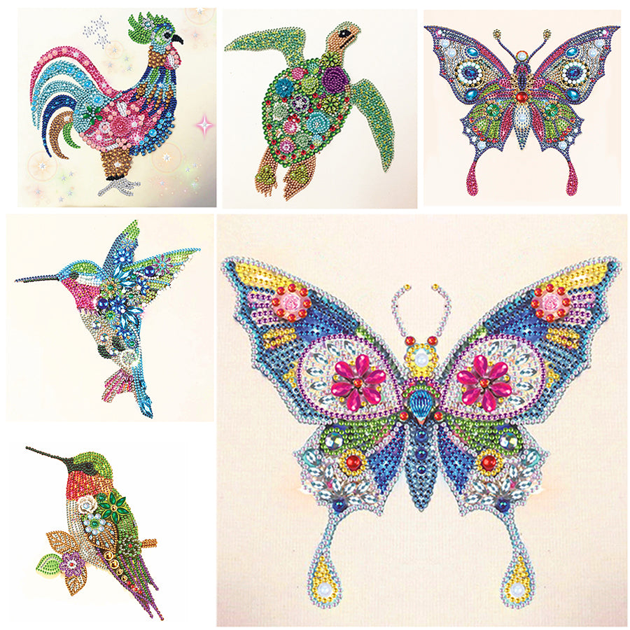 Hummingbird 30*30CM(Canvas) Special Shaped Drill Diamond Paiting