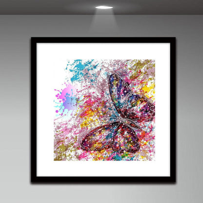 Butterfly - Full Round Drill Diamond Painting 30*30 CM