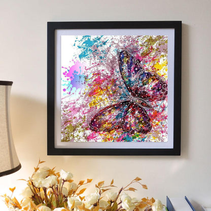 Butterfly - Full Round Drill Diamond Painting 30*30 CM