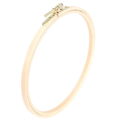 DIY Wooden Cross Stitch Frame Needlework Hoop Ring Embroidery Tool(18cm)