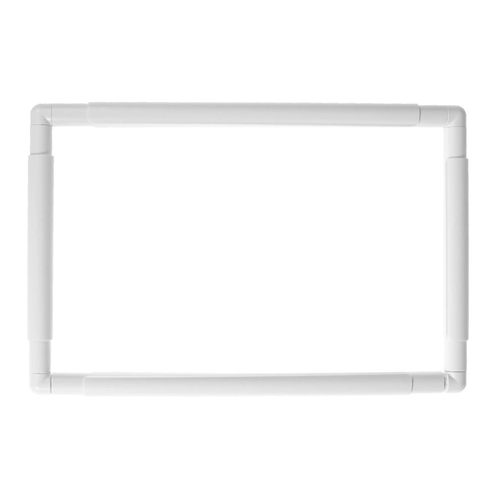 Square Shape Embroidery Frame Craft Cross Stitch Needlework Sewing Hoop(D)
