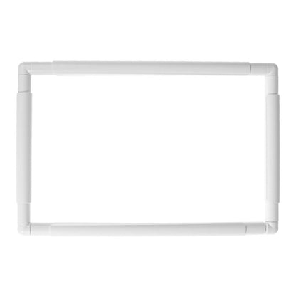 Square Shape Embroidery Frame Craft Cross Stitch Needlework Sewing Hoop(D)