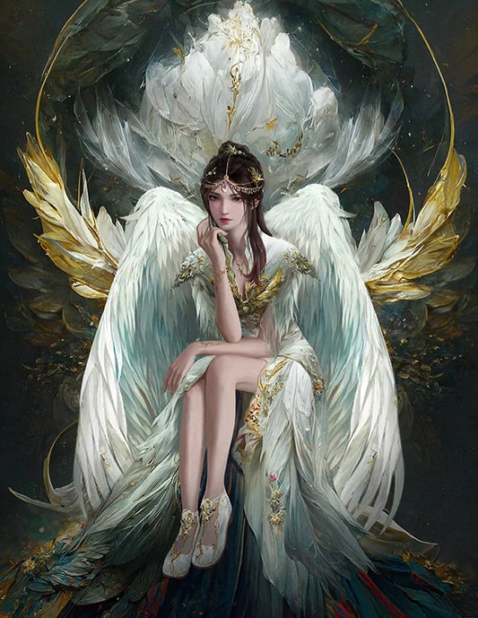 Girl - Full Round Drill Diamond Painting 40*50CM