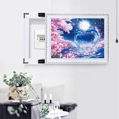 Dolphin - Full Round Drill Diamond Painting 30*40CM