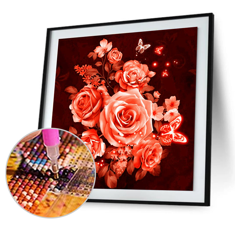 Rose - Full Round Drill Diamond Painting 30*30CM