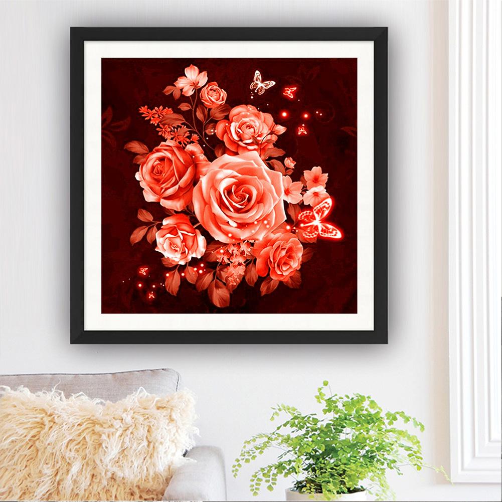 Rose - Full Round Drill Diamond Painting 30*30CM