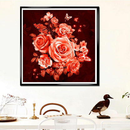 Rose - Full Round Drill Diamond Painting 30*30CM