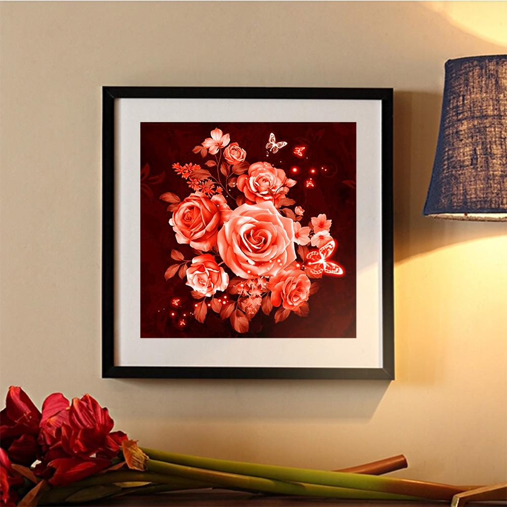 Rose - Full Round Drill Diamond Painting 30*30CM