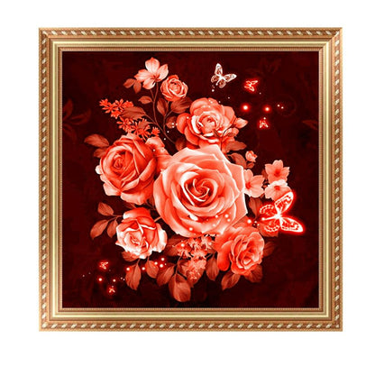 Rose - Full Round Drill Diamond Painting 30*30CM