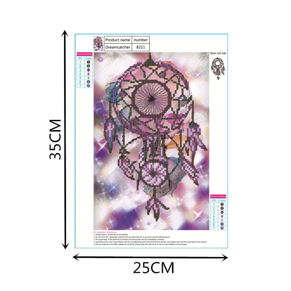 Dream Catcher - Full Round Drill Diamond Painting 25*35CM