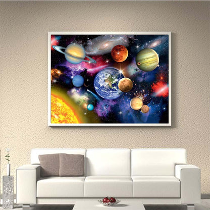Outer Space - Full Round Drill Diamond Painting 30*40CM