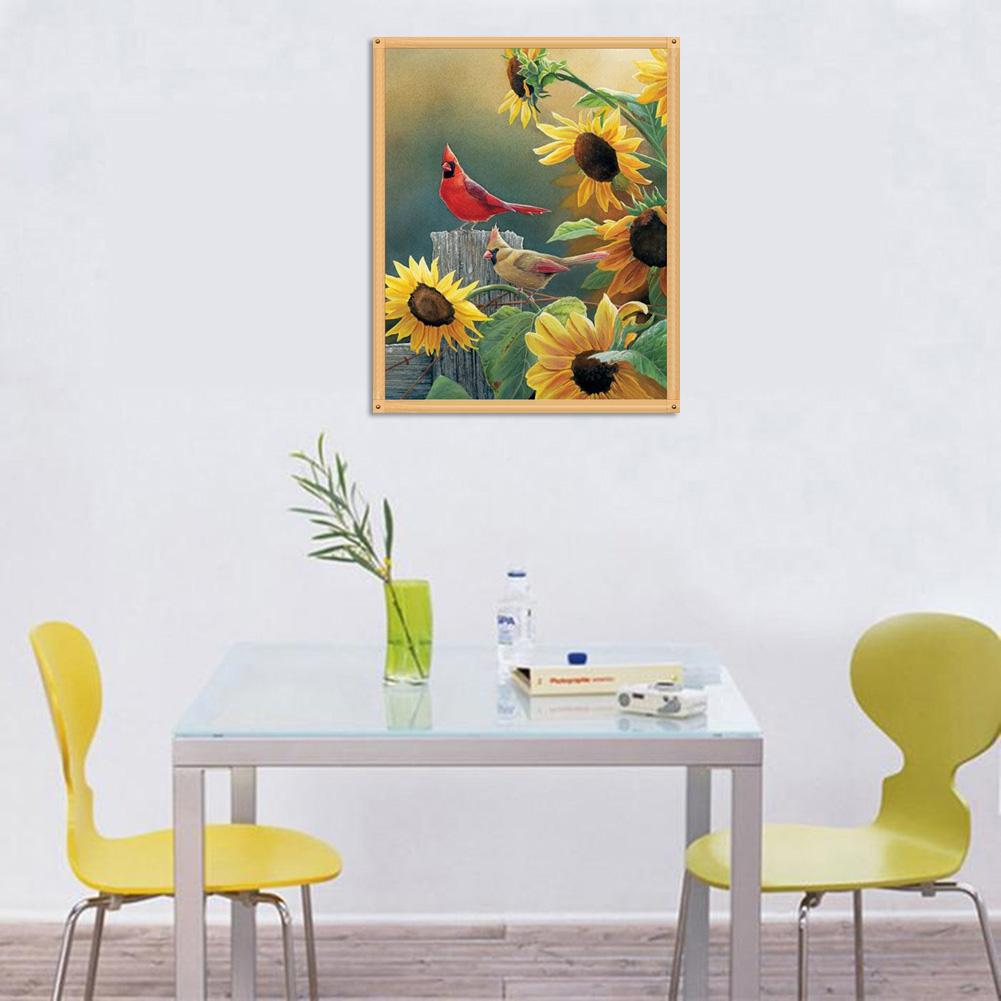 Birds - Full Round Drill Diamond Painting 25*30CM