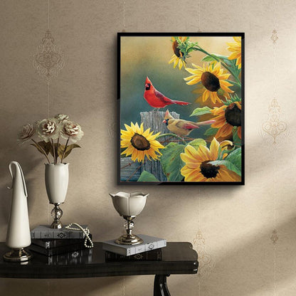 Birds - Full Round Drill Diamond Painting 25*30CM