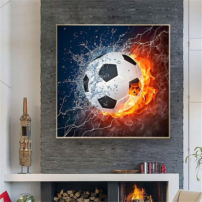 Football - Full Round Drill Diamond Painting 30*30 CM