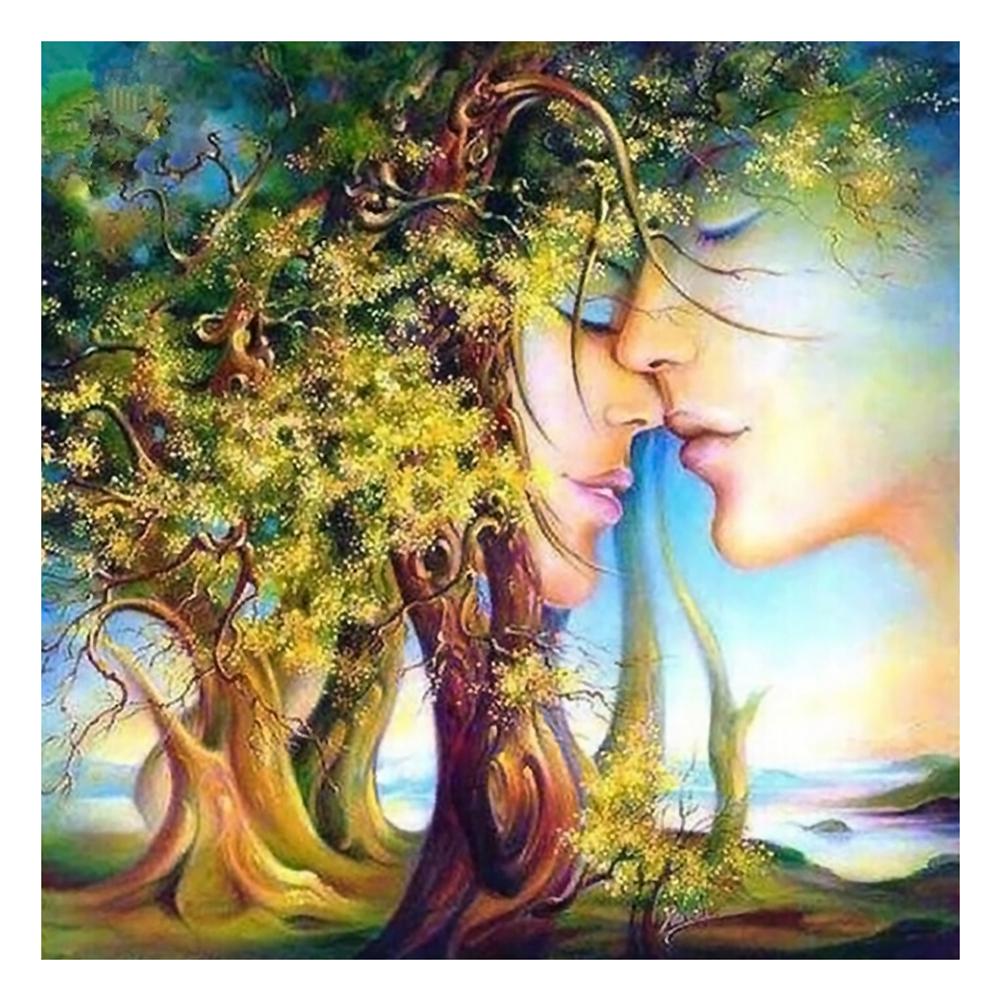 Lover Tree - Full Round Drill Diamond Painting 30*30 CM