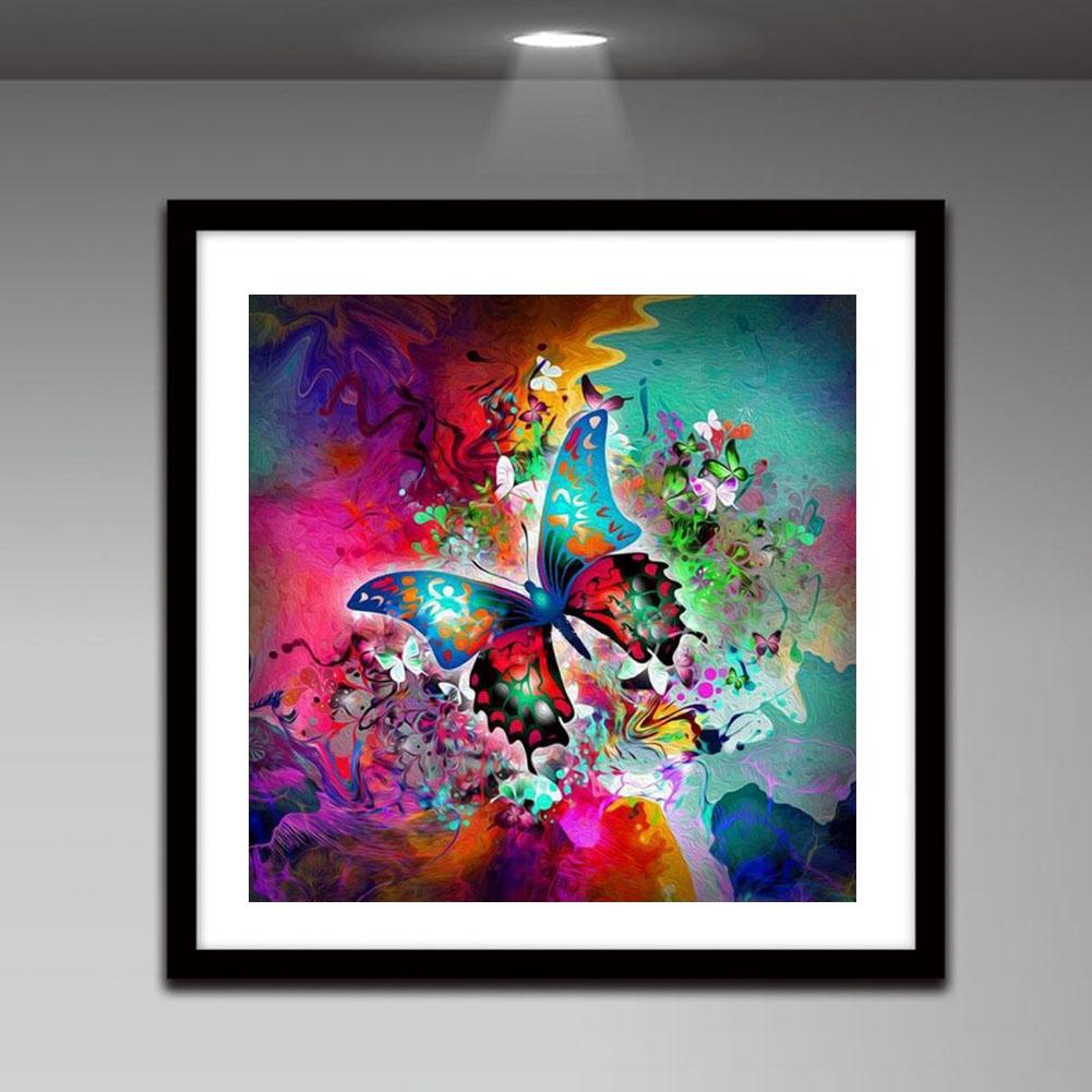 Butterfly - Full Round Drill Diamond Painting 30*30 CM