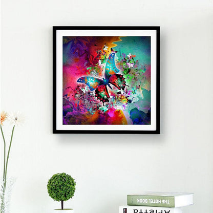 Butterfly - Full Round Drill Diamond Painting 30*30 CM