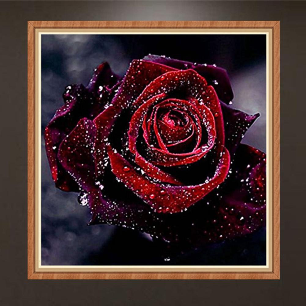 Rose - Full Round Drill Diamond Painting 30*30CM