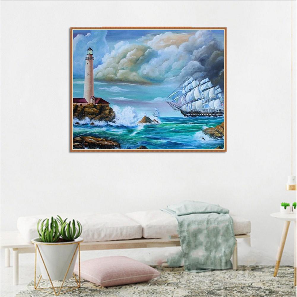 Sea - Full Round Drill Diamond Painting 30*25CM