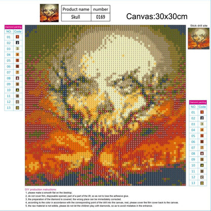 Halloween Tree - Full Round Drill Diamond Painting 30*30CM