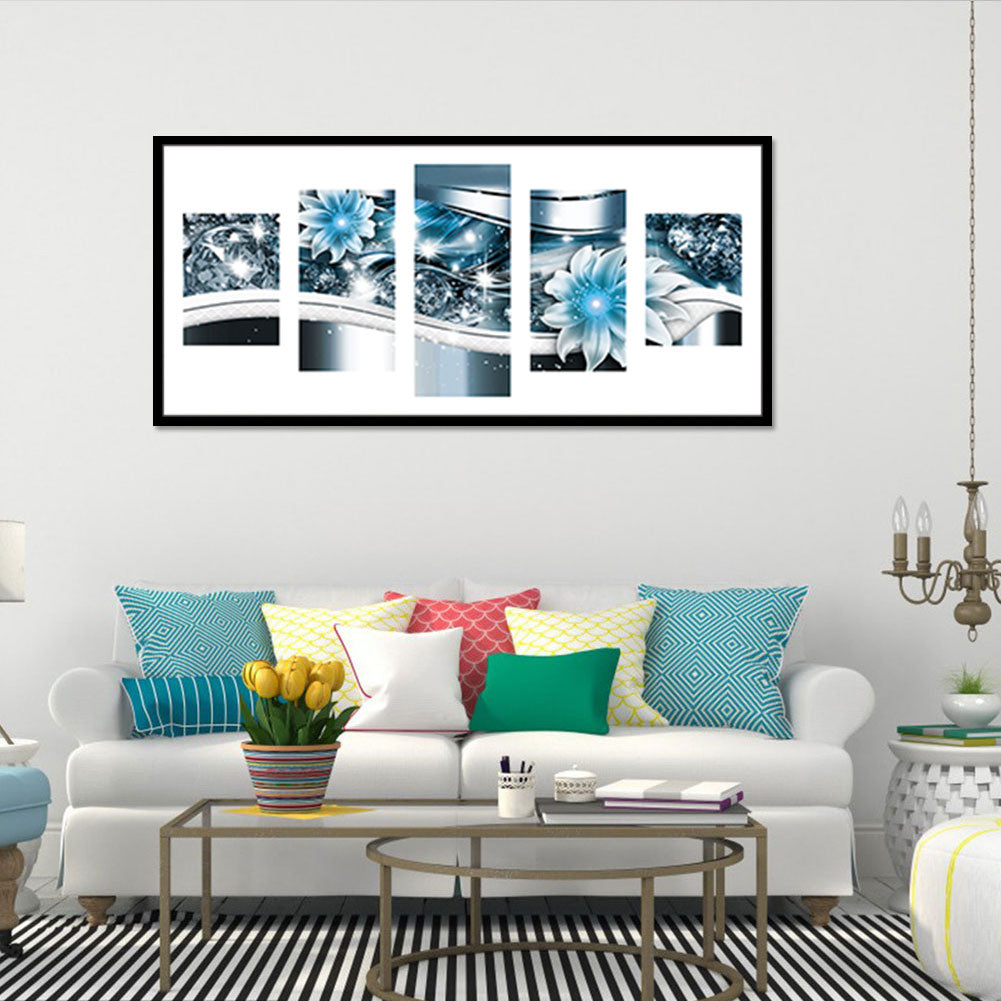 Flower - Full Round Drill Diamond Painting 95*45CM