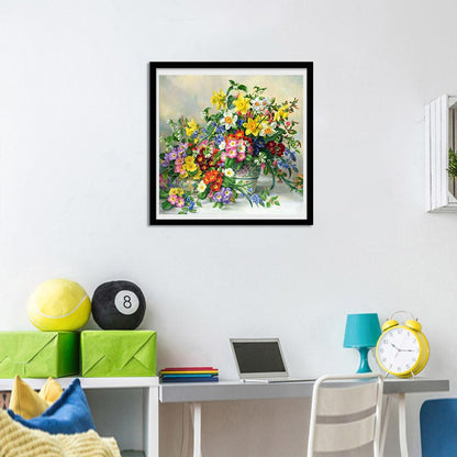 Flower - Full Square Drill Diamond Painting 30*30CM