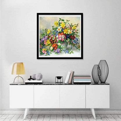 Flower - Full Square Drill Diamond Painting 30*30CM