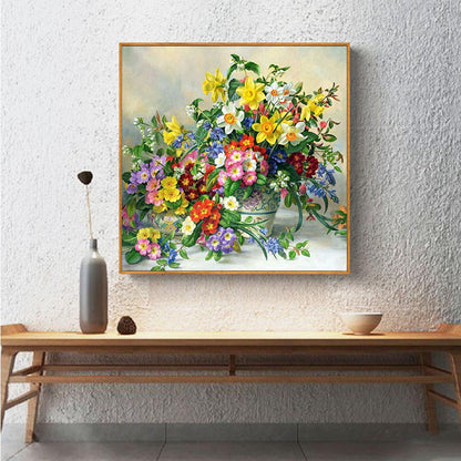 Flower - Full Square Drill Diamond Painting 30*30CM