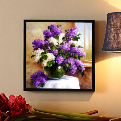 Flower ? - Full Square Drill Diamond Painting 30*30CM